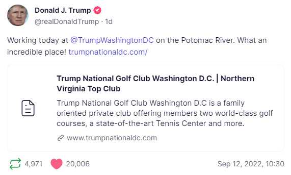 Trump dc golf social | speculation erupts as donald trump makes surprise trip to dc | politics